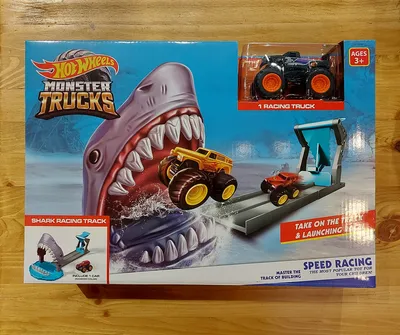 Трек Hot Wheels Monster Trucks Столкновение с механической акулой FYK14  купить по цене 0 руб. в Санкт-Петербурге — интернет магазин tigozavr.ru