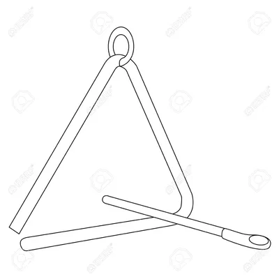 Инструмент треугольник рисунок - 53 фото