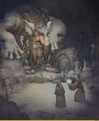 Dwarf :: Fantasy (Fantasy art) :: под катом еще :: Jonas Jensen :: тролли  :: art (арт) / смешные картинки и другие приколы: комиксы, гиф анимация,  видео, лучший интеллектуальный юмор.