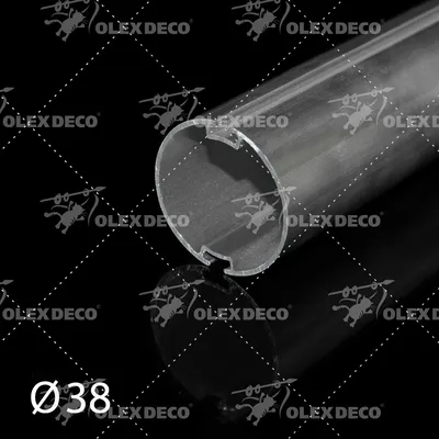 Купить труба ø38 мм с двумя пазами l\u003d5 м для рулонной шторы недорого в  Москве | Интернет магазин OLEXDECO™