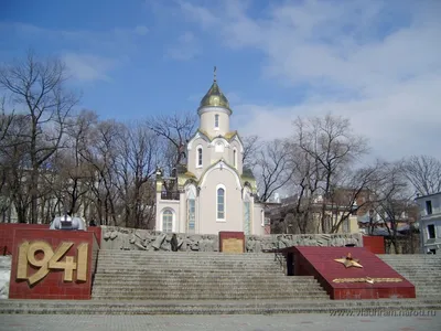 Православные храмы Владивостока: православные обои для рабочего стола