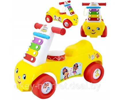 Каталка-толокар Fisher-Price Little People Музыкальные цимбалы