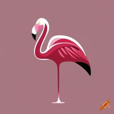 Trace and color cartoon flamingo. Worksheet for children. 25551692 Vector  Art at Vecteezy