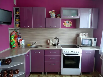 Кухня цвета фуксии (44 фото) – смелое и интересное решение