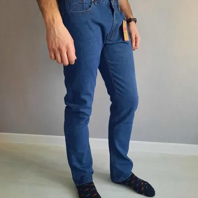 Купить Мужские классические джинсы Levi`s, Denim цвет индиго, цена 850 грн  — Prom.ua (ID#1371498471)