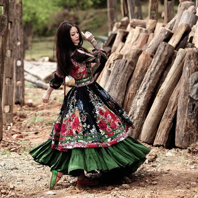 Платье цыганки: платье, бандана (Германия) купить за 9442 руб. в Bambolo.ru