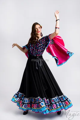 Красивые платья цыганские - 86 фото
