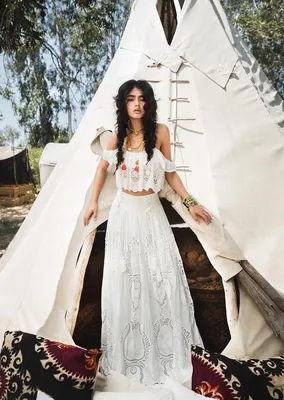 Американское женское крестьянское этническое богемное платье макси из  хлопка и льна с длинным рукавом цыганские платья | AliExpress
