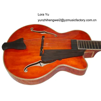 17 Дюймов Пользовательский 7 Струн Полностью Ручной Работы Yunzhi Archtop  Jazz Гитара - Buy Джазовая Гитара С 7 Струнами,Гитара Archtop,Электрическая  Гитара Product on Alibaba.com