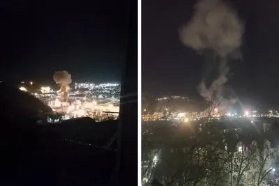 На нефтебазе в Туапсе произошел пожар ночью: это могла быть атака  беспилотников - 28 февраля 2023 - msk1.ru