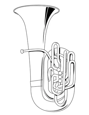 Туба рисунок - 52 фото