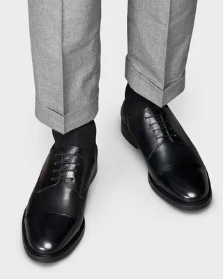 MR P. James Polished-Leather Derby Shoes for Men | MR PORTER