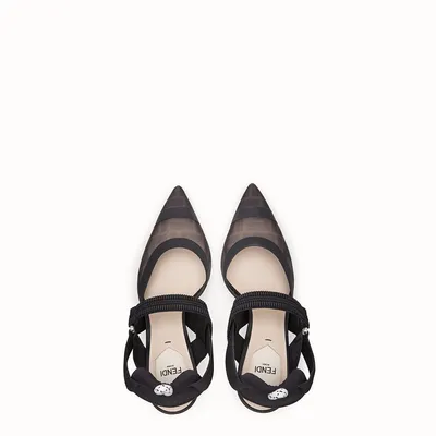 Fendi Colibri Slingback Mesh Pumps - Bergdorf Goodman