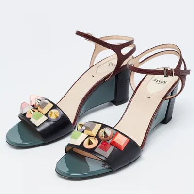 Fendi Vitello Leather Slingback Pumps | Neiman Marcus