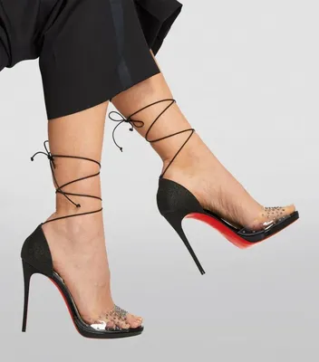 Christian Louboutin Black Leather And Pony Hair Maggie Platform Pumps Size  38 Christian Louboutin | TLC