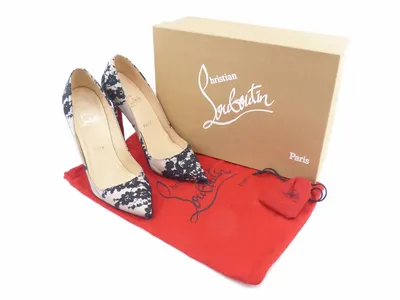 Christian Louboutin Black/Red Lace and Patent Leather Candy Spike Pumps  Size 36 Christian Louboutin | TLC