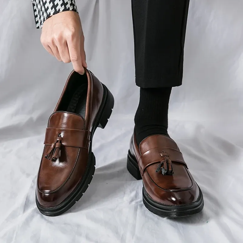 Мужские туфли оксфорды ручной работы Wingtip, лоферы из натуральной кожи с бахромой, Мужская Классическая обувь | AliExpress Мужские туфли оксфорды ручной работы Wingtip, лоферы из натуральной кожи с бахромой, Мужская Классическая обувь | AliExpress