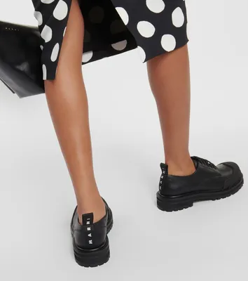 Marni logo-tab lace-up Shoes - Farfetch