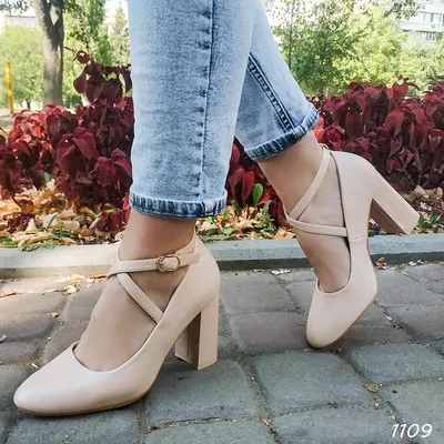 Нейлоновые туфли на каблуке 5,5 см (6 шт.) - Fashion Get