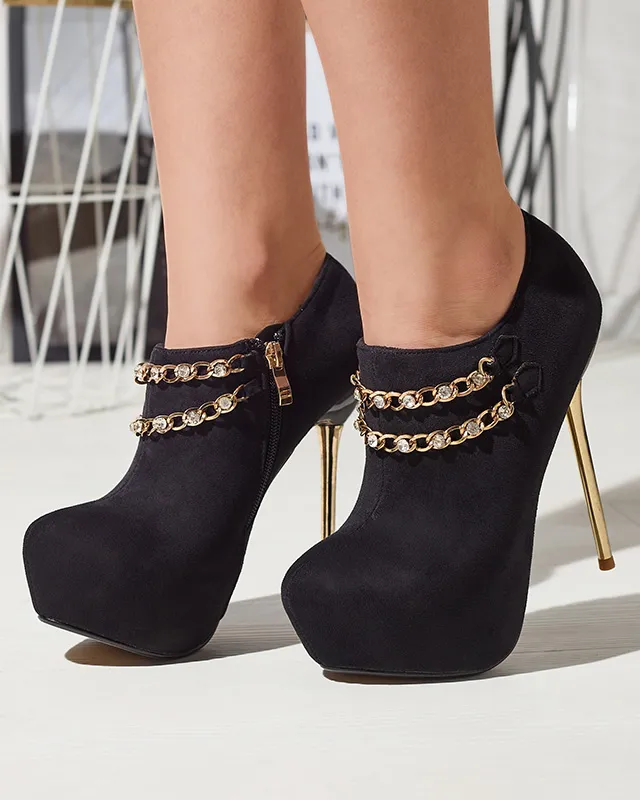 Черные женские туфли на высокой шпильке Ehcso- Footwear - Черный | Royalfashion.com.ua - интернет-магазин обуви Черные женские туфли на высокой шпильке Ehcso- Footwear - Черный | Royalfashion.com.ua - интернет-магазин обуви