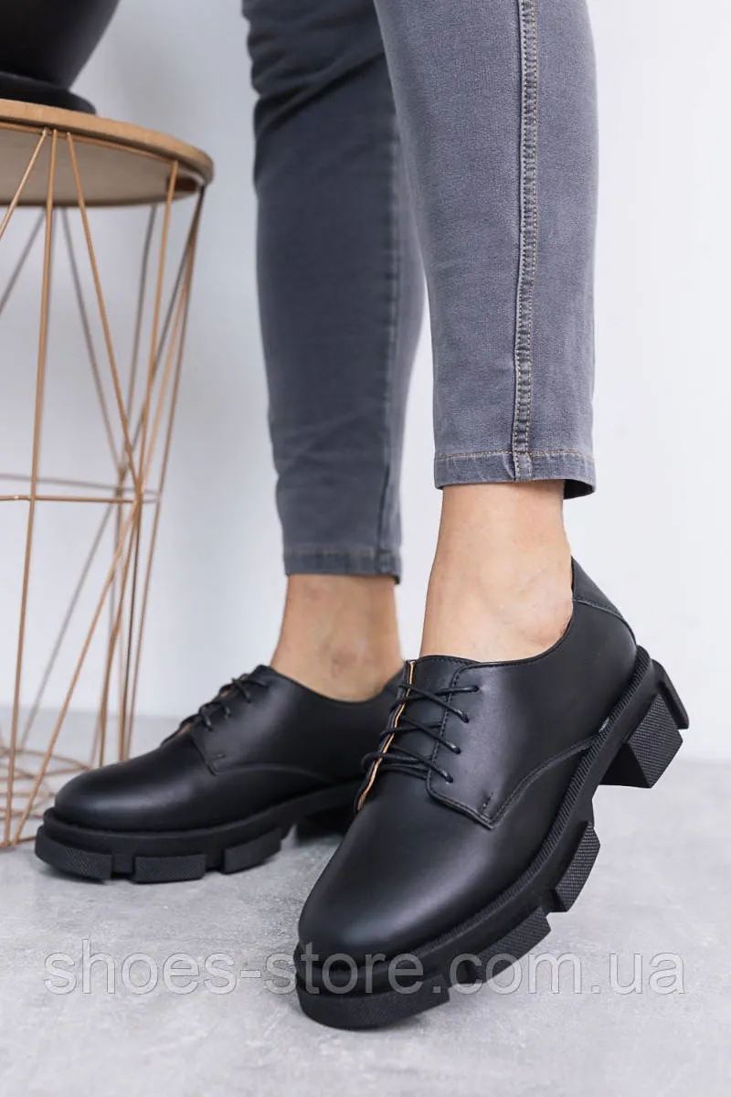Obutik - Закрытые туфли оксфорды женские на шнурках TOPs6401. Качественная обувь. Харьков Obutik - Закрытые туфли оксфорды женские на шнурках TOPs6401. Качественная обувь. Харьков