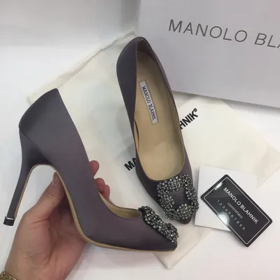 Женские фиолетовые туфли Manolo Blahnik LM-5828 – Lazurka Mall