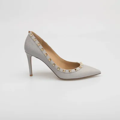 Valentino Garavani Rockstud-embellished Ballerina Shoes - Farfetch