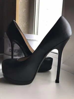 Женские черные туфли YSL Opyum Pumps на фигурном золотом каблуке кожа туфли  Yves Saint Laurent Ив Сен Лоран (ID#1721937534), цена: 5999 ₴, купить на  Prom.ua