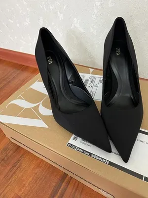 Zara Embellished Bow Heeled Shoes in Black — UFO No More