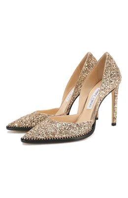 Женские золотые туфли babette 100 JIMMY CHOO купить в интернет-магазине  ЦУМ, арт. BABETTE 100/GGZ