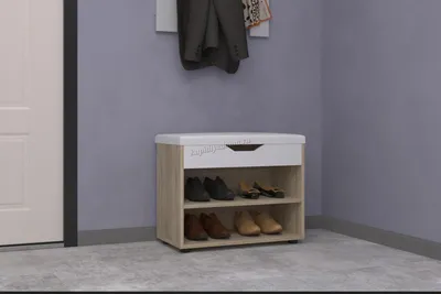 Тумба для обуви с мягким сиденьем Мебельная фабрика ЛЕНА - купить в Москве,  цены на Мегамаркет