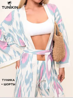 Костюм туника и шорты лён, производитель Одесса, женская одежда оптом в  интернет-магазине citymoda.com.ua