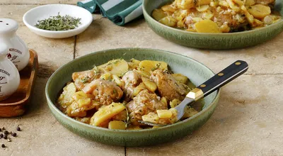 Картошка с курицей в сметане — пошаговый рецепт с фото и описанием процесса  приготовления блюда от Петелинки.