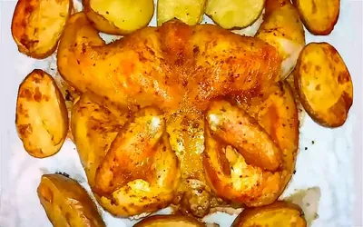 Картошка с курицей тушеная в горшочке в духовке - пошаговый рецепт с фото  как приготовить в домашних условиях