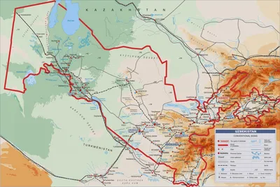 Узбекистан85: Карты Узбекистана