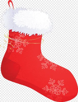 Рождественский носок, носки, шляпа, праздники, новогоднее украшение png |  PNGWing