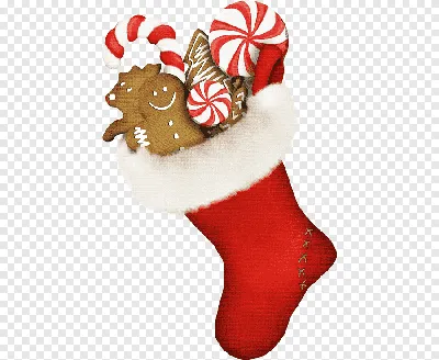 Рождественский носок, Рождество, праздники, новогоднее украшение png |  PNGEgg