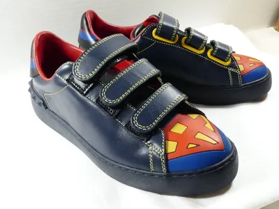 VALENTINO GARAVANI Italy Superman Sneakers Shoes Limited Edition Sz 37.5 |  eBay