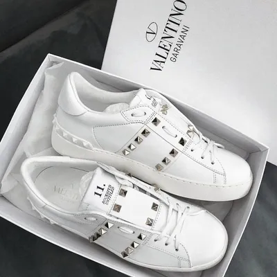 Valentino Garavani Open Leather Sneakers - Farfetch