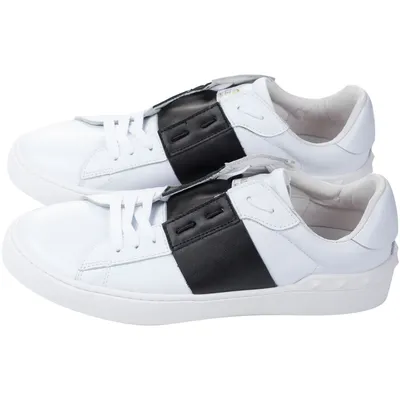 Valentino Garavani men's VLTN open sneakers shoes WY2S0830 white-red | eBay