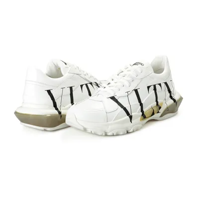 Valentino Red Leather Rockstud Untitled Sneakers Size 37 Valentino | TLC