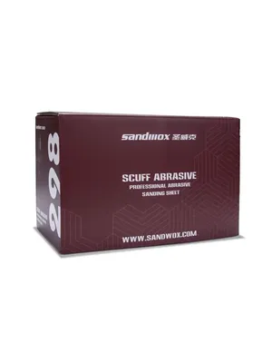 Sandwox Скотч брайт 115*230мм Ultra fine Р1500 (серый)