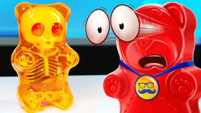 Игрушка Желейный Медведь Валера 9 см Fun Bear silicone toys | AliExpress