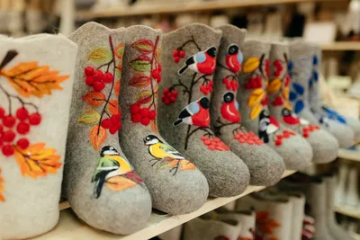 Валяные ботинки,сапожки №626891 - купить в Украине на Crafta.ua