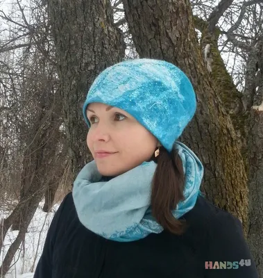 Валяная шапка+шарф — цена 1500 грн в каталоге Шапки ✓ Купить аксессуары по  доступной цене на Шафе | Украина #55324580