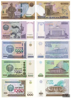 Валюта Узбекистана фотографии