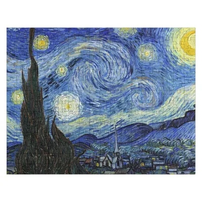 Картинка-пазл Звездная ночь Винсент Ван Гог пользовательский фото-Пазл  деревянный фото персонализированный - купить по выгодной цене | AliExpress