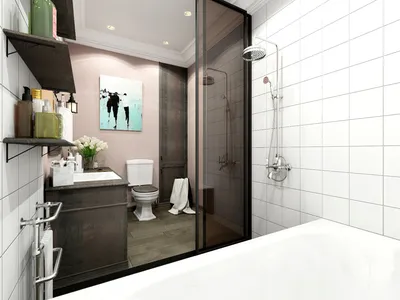 2023 ВАННЫЕ фото ванная комната с душем и туалетом, Киев, Yunakov  Architecture \u0026 Design