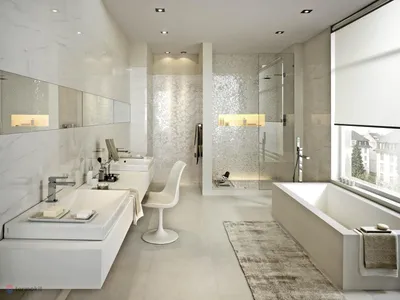 Стильные ванные комнаты современные - 68 фото