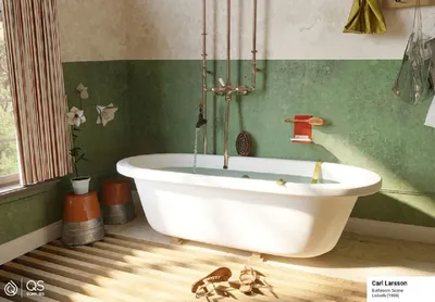 Как выглядели бы ванные комнаты из известных картин в реальности: фото до и  после - Новости сегодня - Дизайн 24